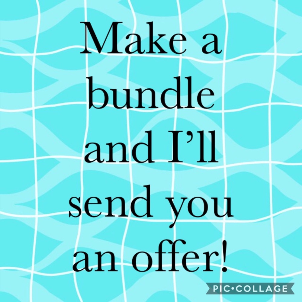 Bundle 1 or more items .I’ll send you an offer.